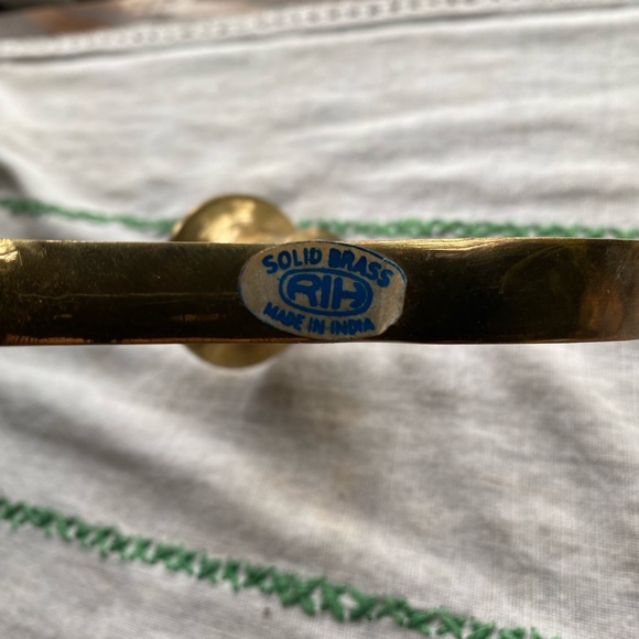 VTG Solid Brass Made in India Candelabra that holds 4 Candlesticks! - Picture 10 of 10